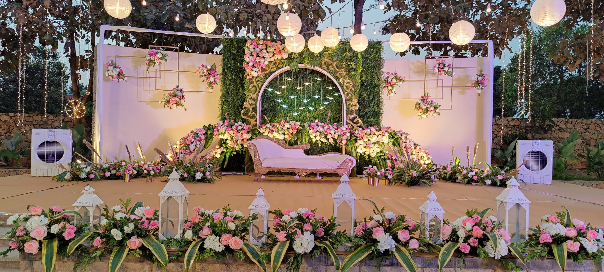 Stage decor by Bloomington